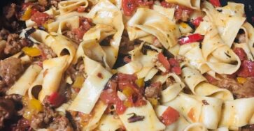 Italian Drunken Noodles Recipe